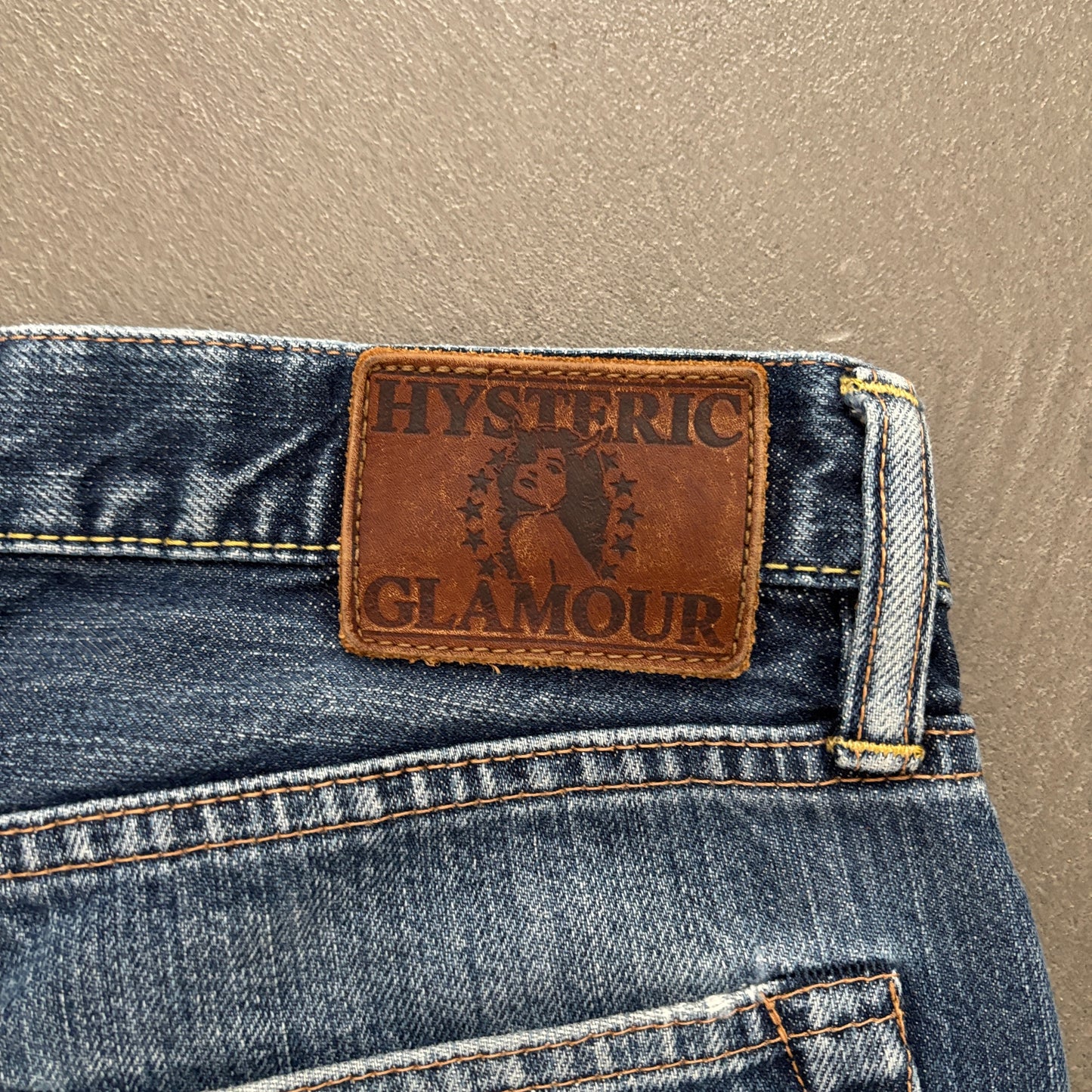 HYSTERIC GLAMOUR STUDDED SELVEDGE DENIM [W30]