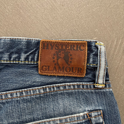 HYSTERIC GLAMOUR STUDDED SELVEDGE DENIM [W30]