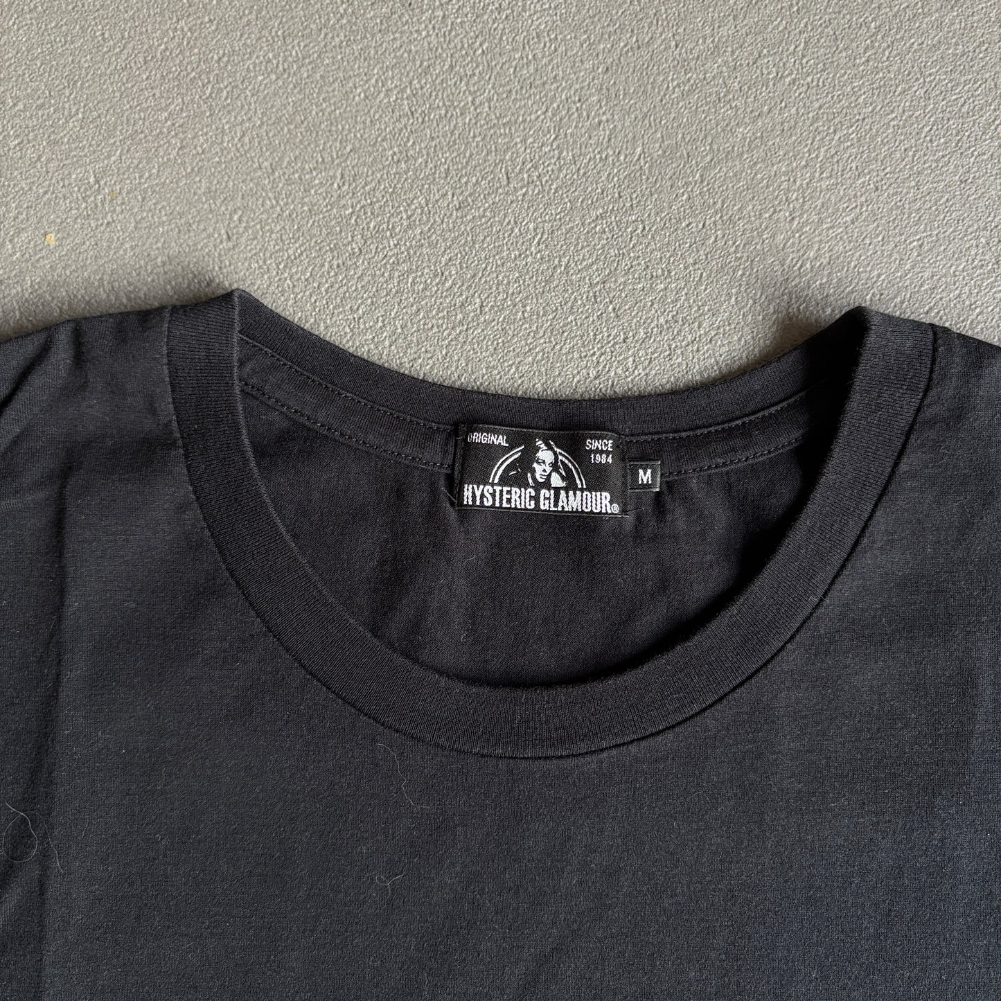 HYSTERIC GLAMOUR BODY TEE BLACK [L]