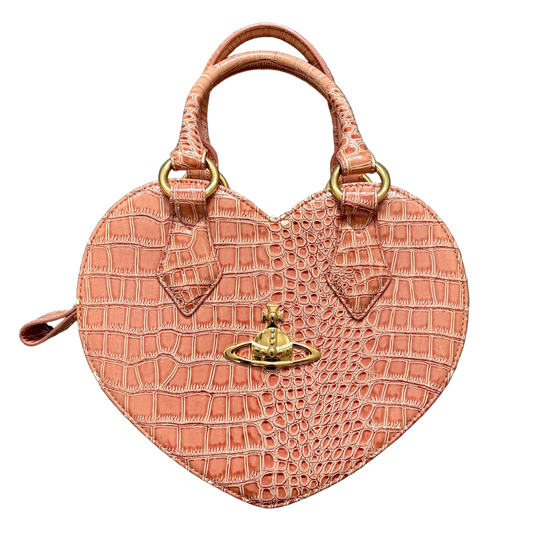 VIVIENNE WESTWOOD HEART BAG PINK