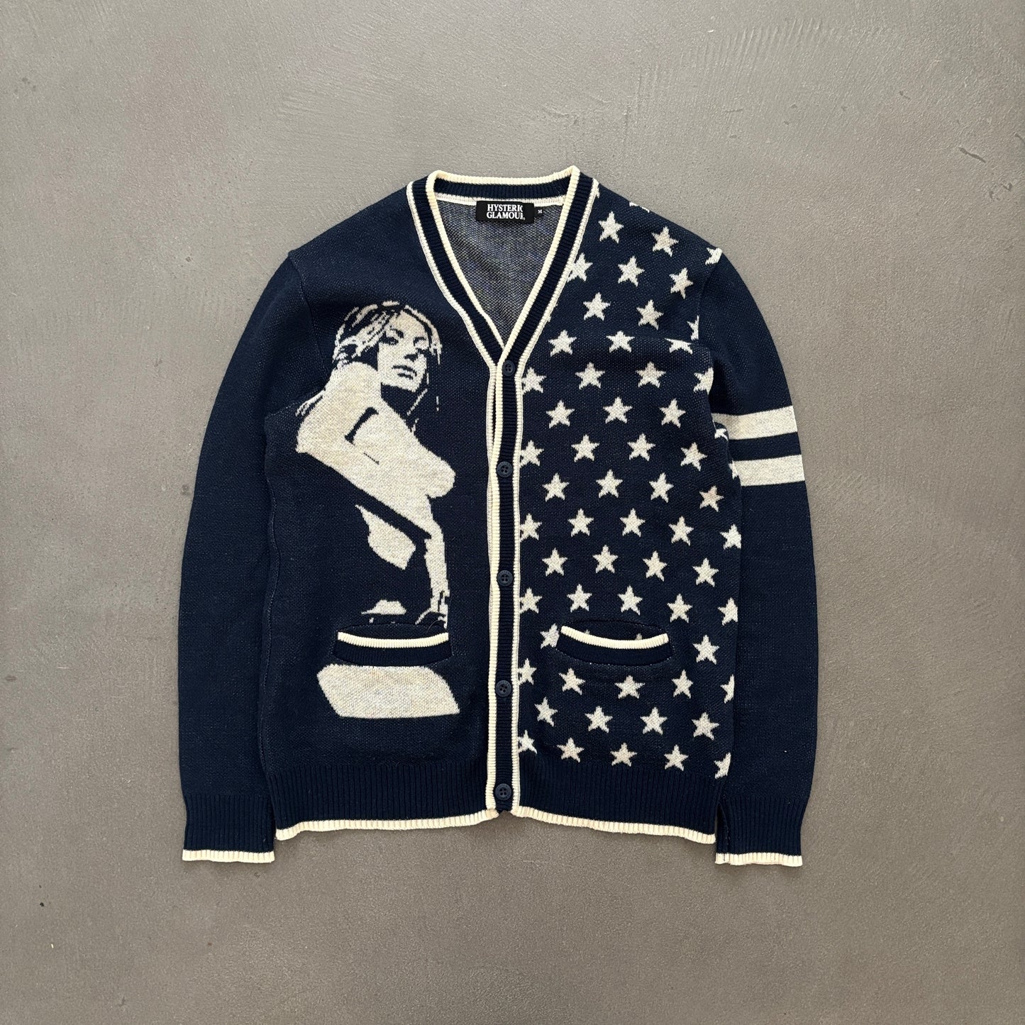 HYSTERIC GLAMOUR USA CARDIGAN [M]