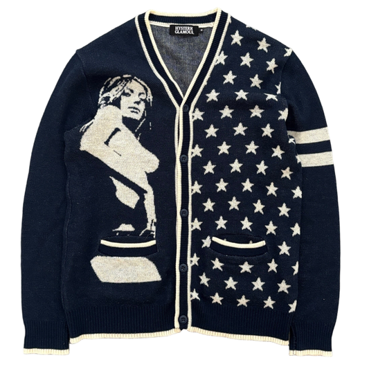 HYSTERIC GLAMOUR USA CARDIGAN [M]