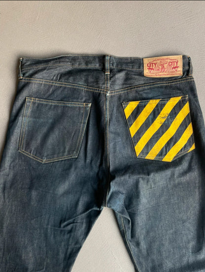 BAPE BABY MILO YELLOW JEANS [W36]