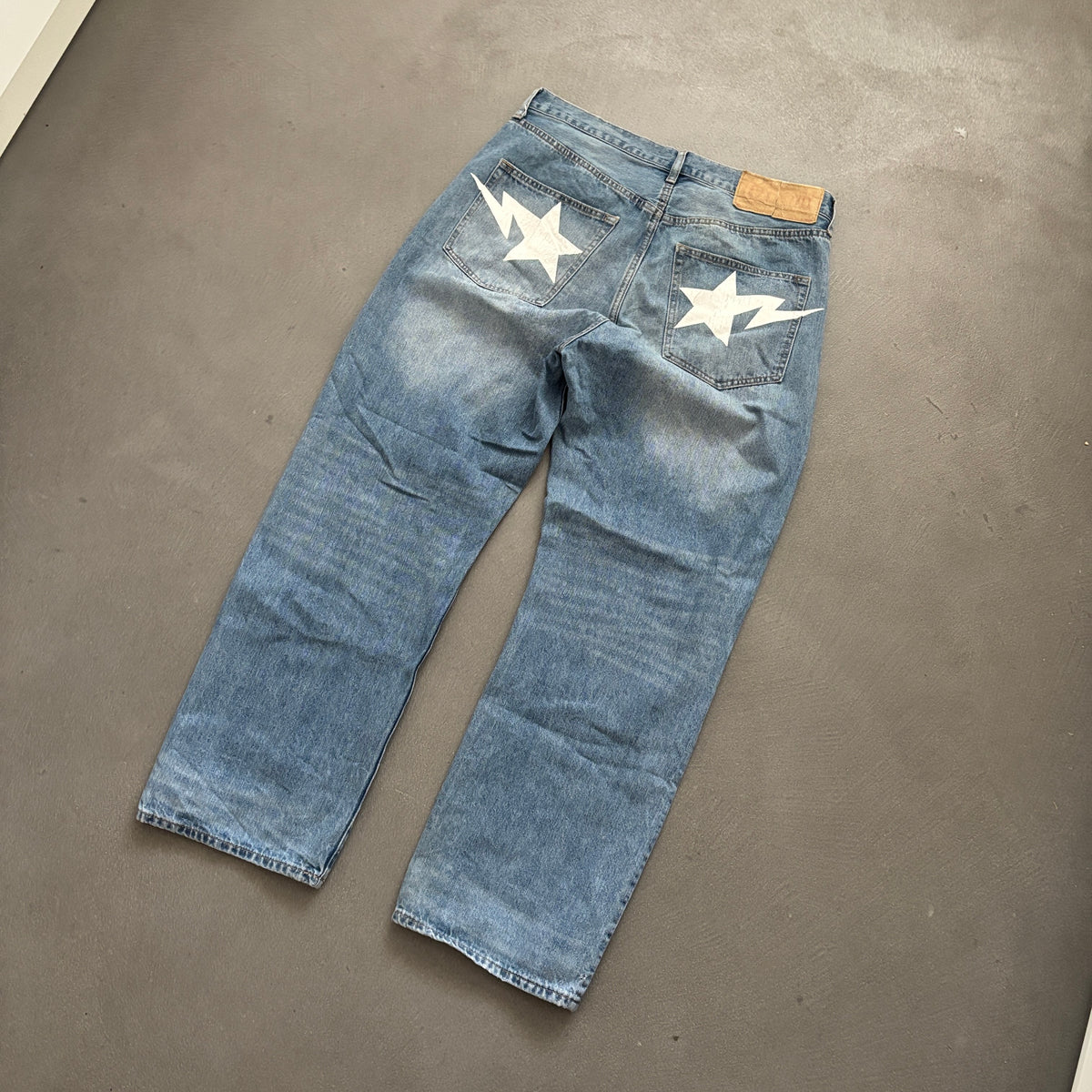 A BATHING APE BAPESTA JEANS [L]