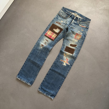 HYSTERIC GLAMOUR INSANE STUDDED SELVEDGE DENIM #29 [W28]