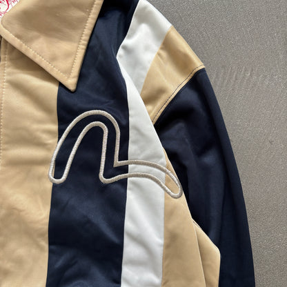 EVISU ATHLETIC TRACK JACKET NAVY CREME [L]