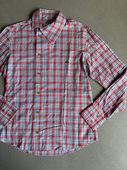 VIVIENNE WESTWOOD ASSYMETRICAL SHIRT [L]