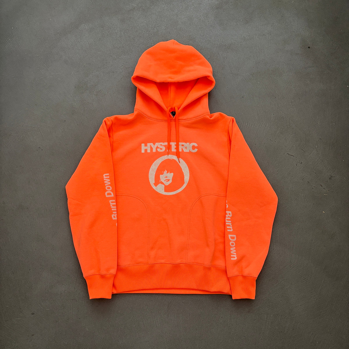 HYSTERIC GLAMOUR LOGO HOODIE ORANGE [M]