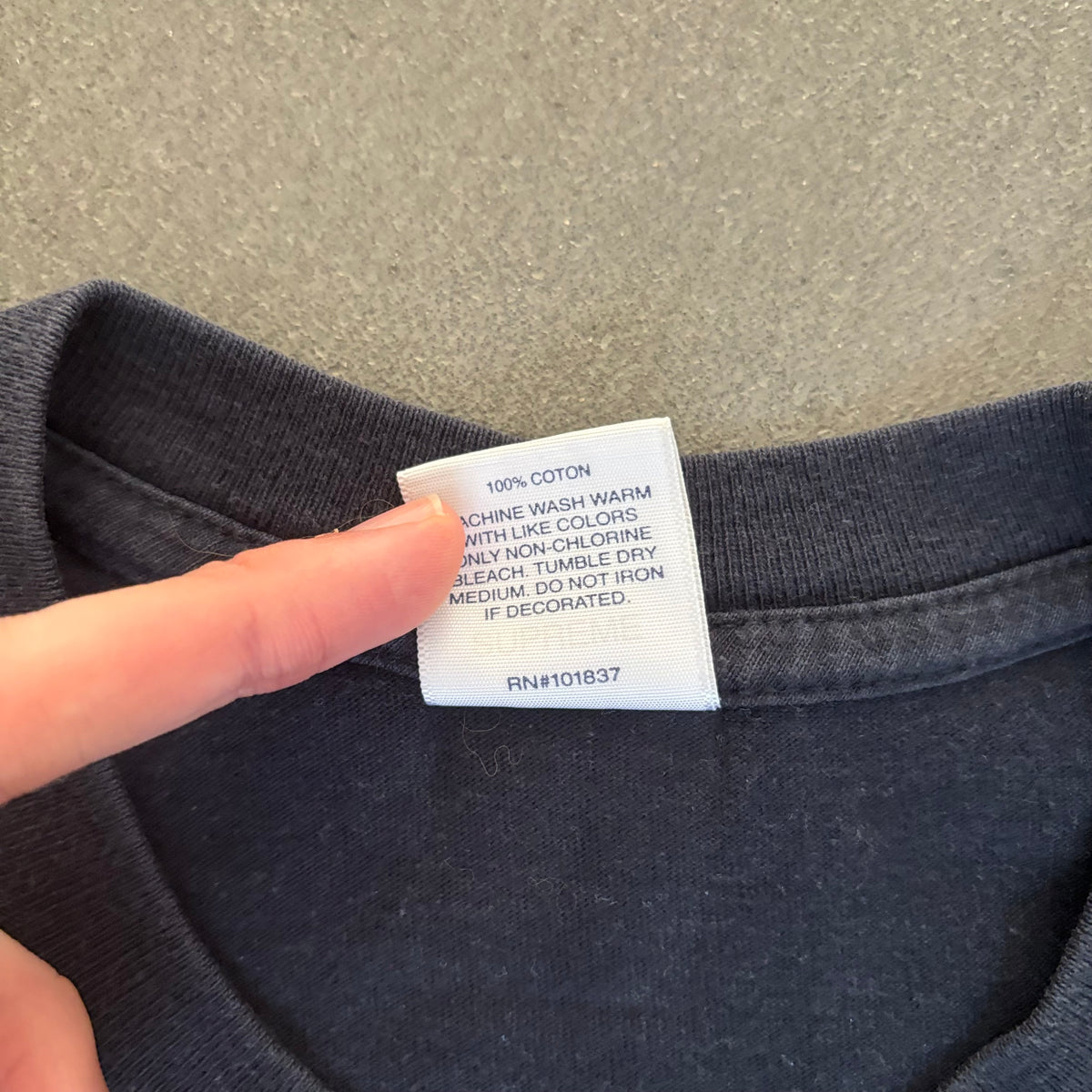 SS19 SUPREME KNOT TEE NAVY [M]