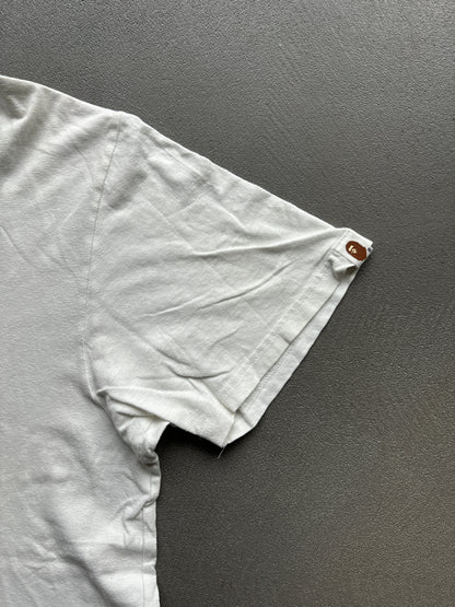 BAPE HAMMER LOGO TEE WHITE [L]