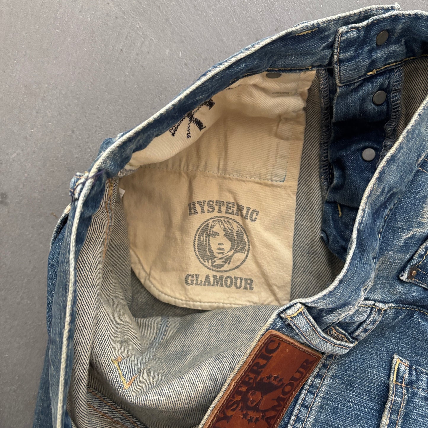 HYSTERIC GLAMOUR STUDDED DENIM #11 [W32]