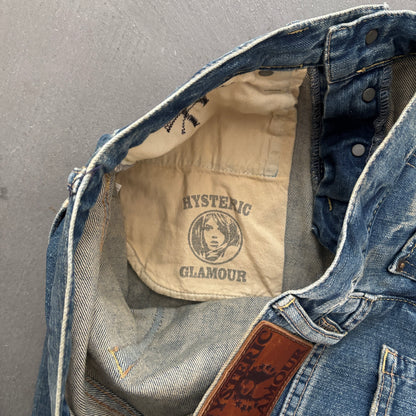 HYSTERIC GLAMOUR STUDDED DENIM #11 [W32]