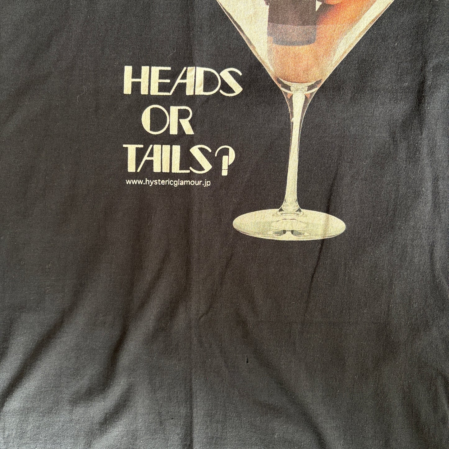 HYSTERIC GLAMOUR PLAYBOY HEADS OR TAILS TEE [M]