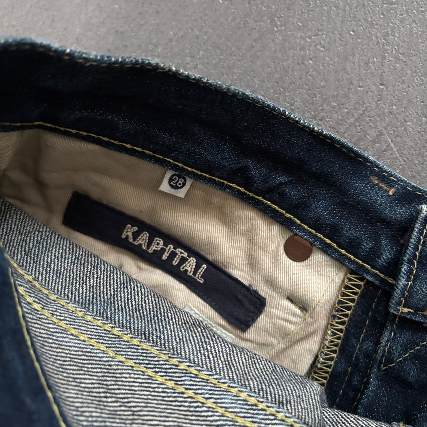 KAPITAL SELVEDGE STRAIGHT DENIM [W28]