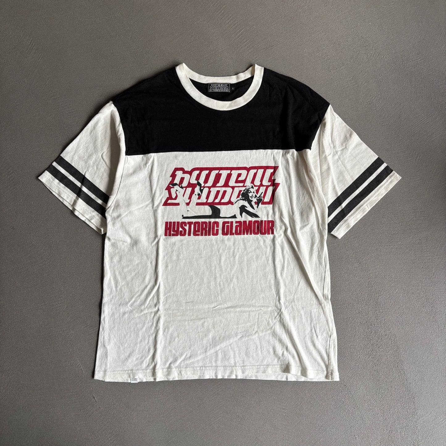 HYSTERIC GLAMOUR LADY LOGO TEE WHITE [XL]
