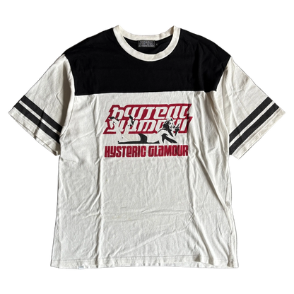 HYSTERIC GLAMOUR LADY LOGO TEE WHITE [XL]