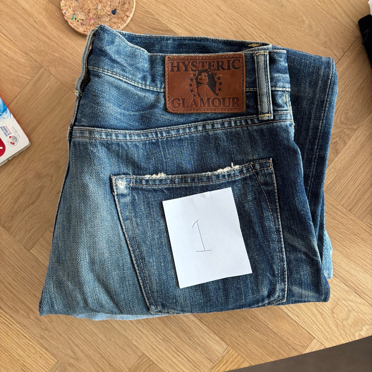 HYSTERIC GLAMOUR STUDDED SELVEDGE DENIM #1 [W30]