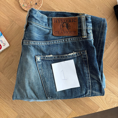 HYSTERIC GLAMOUR STUDDED SELVEDGE DENIM #1 [W30]