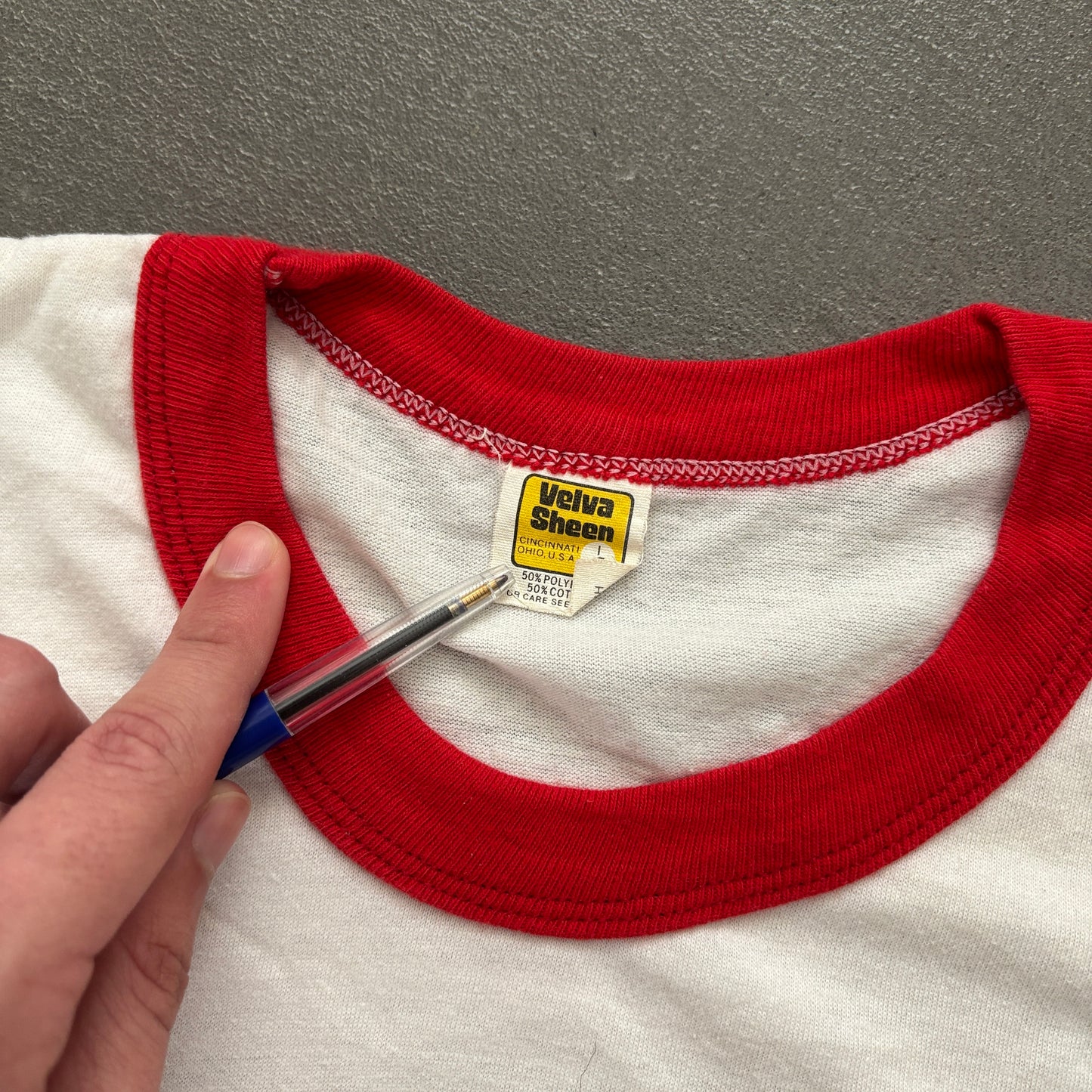 70S BOB KNIGHT BASKETBALL SCHOOL RINGER | VELVA SHEEN TAG [L]