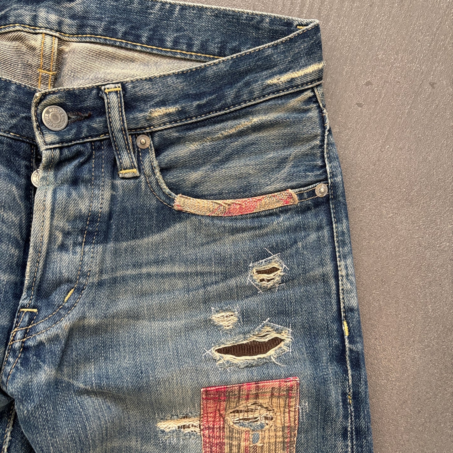 HYSTERIC GLAMOUR INSANE STUDDED SELVEDGE DENIM #29 [W28]
