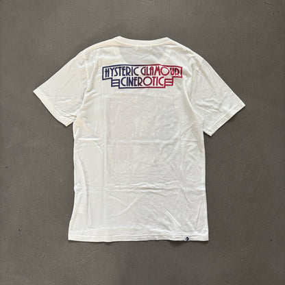 HYSTERIC GLAMOUR CINEROTIC TEE WHITE [S]