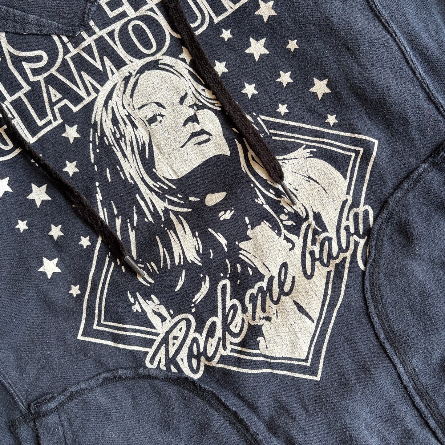 HYSTERIC GLAMOUR ROCK ME BABY HOODIE [XS]