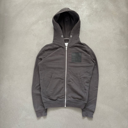 MAISON MARGIELA STEREOTYPE ZIP-UP HOODIE GREY [M]
