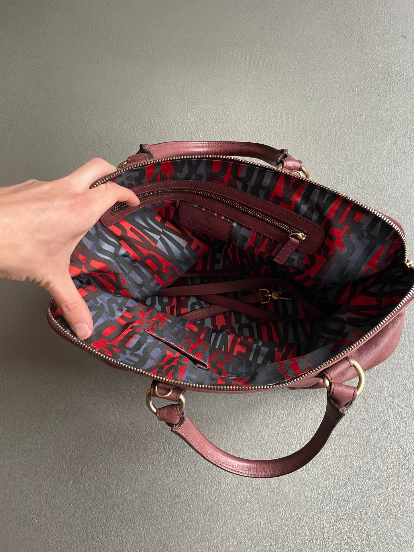 BORSA IN PELLE VIVIENNE WESTWOOD