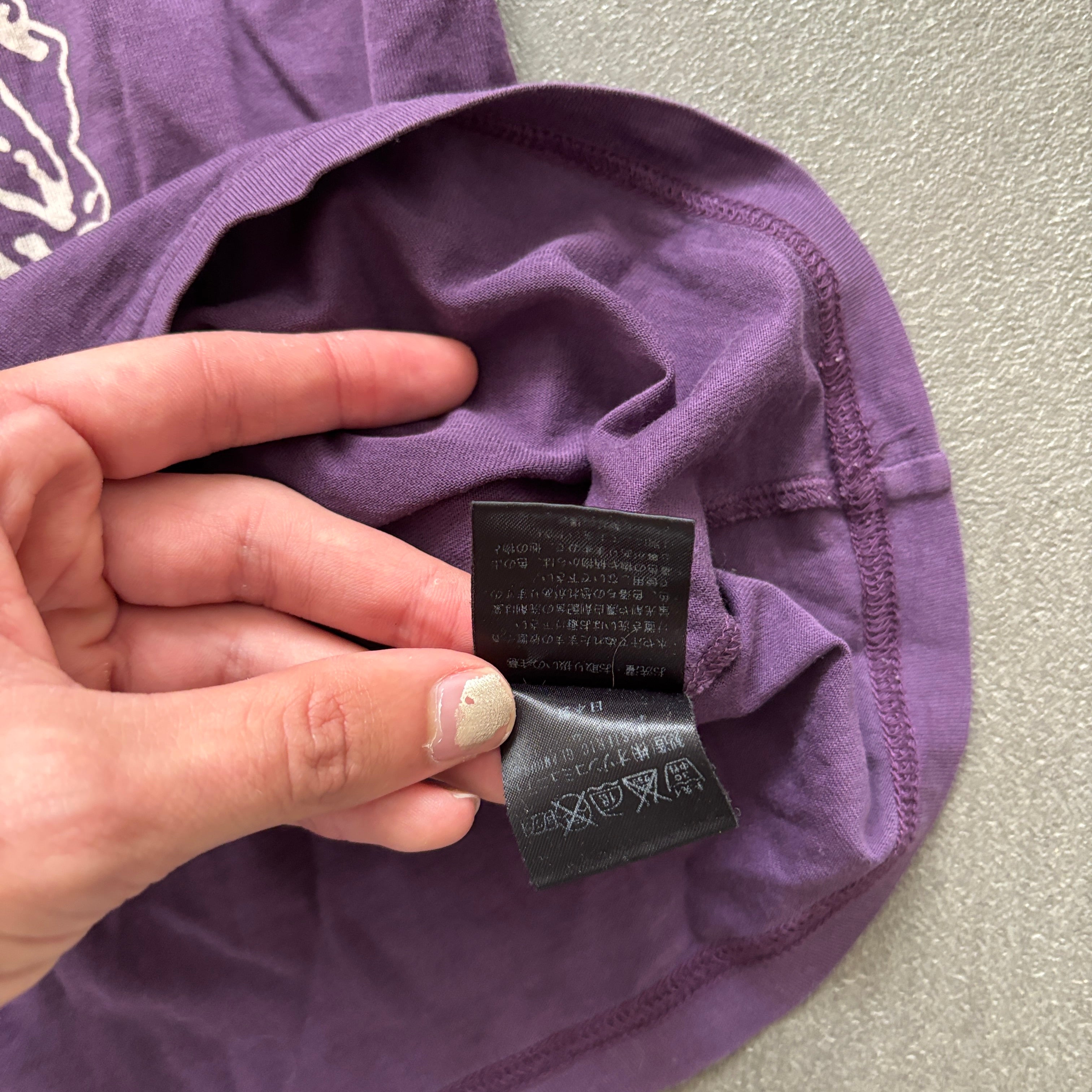 HYSTERIC GLAMOUR BORN TO LOSE PURPLE TEE [S] – TOMVINTAGE