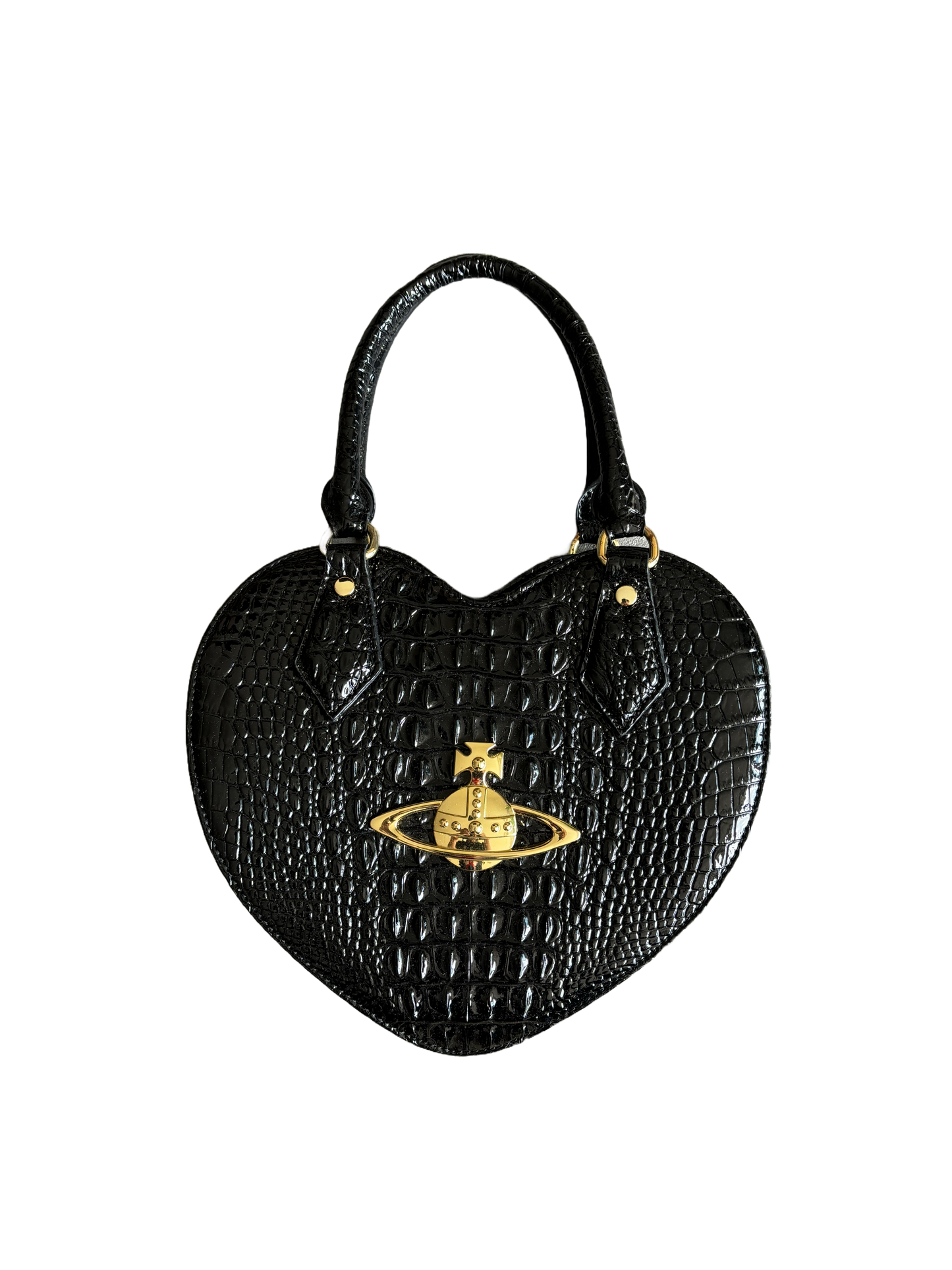 VIVIENNE WESTWOOD HEART BAG BLACK