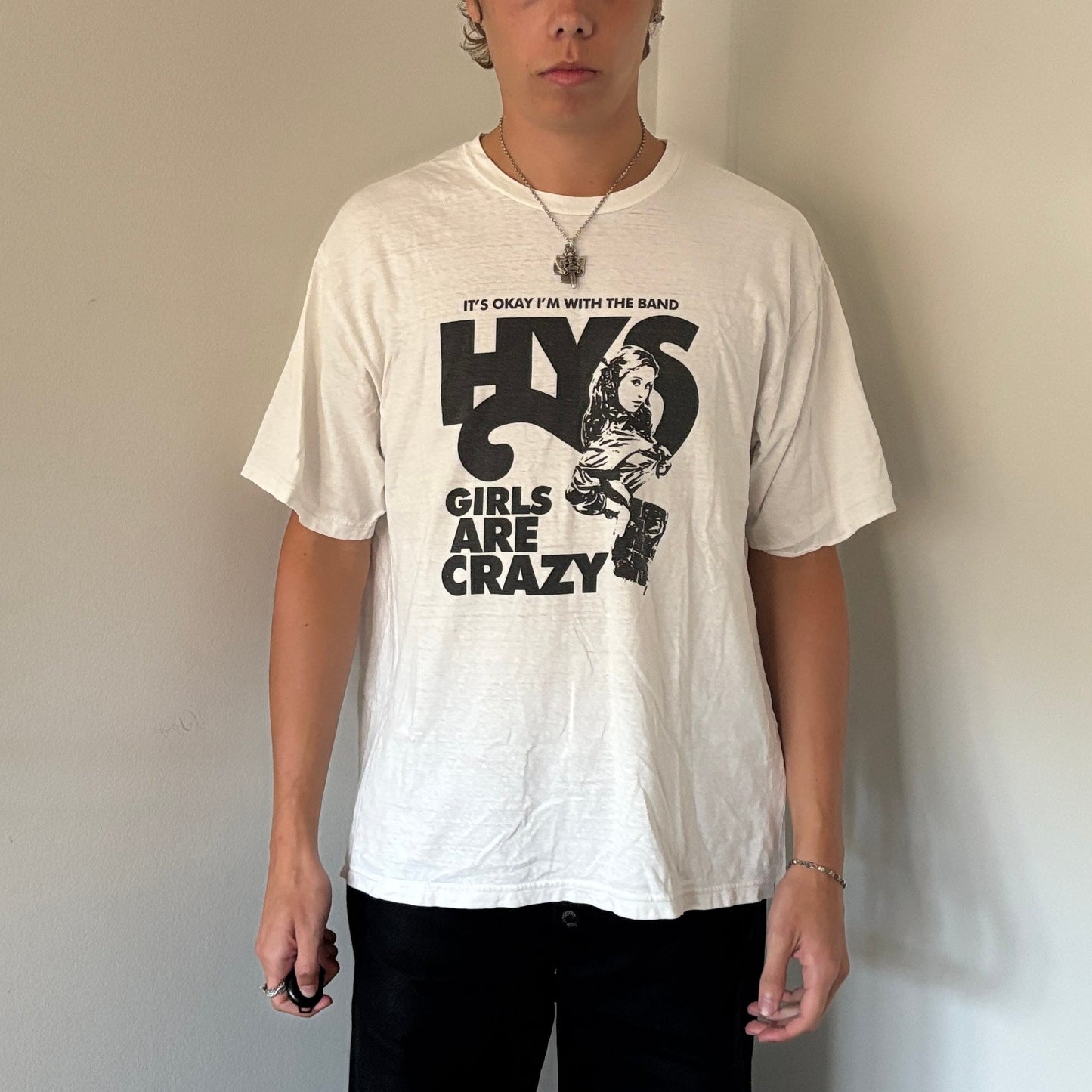 HYSTERIC GLAMOUR GIRLS ARE CRAZY TEE [XL]
