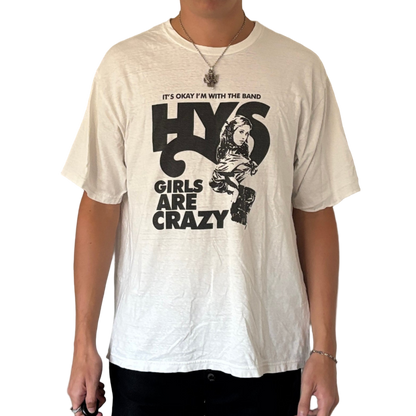 HYSTERIC GLAMOUR GIRLS ARE CRAZY TEE [XL]