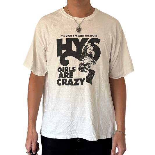HYSTERIC GLAMOUR GIRLS ARE CRAZY TEE [XL]
