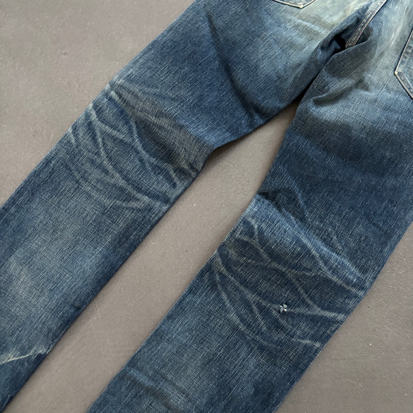 HYSTERIC GLAMOUR STUDDED DENIM CRAZY FADE [W30]
