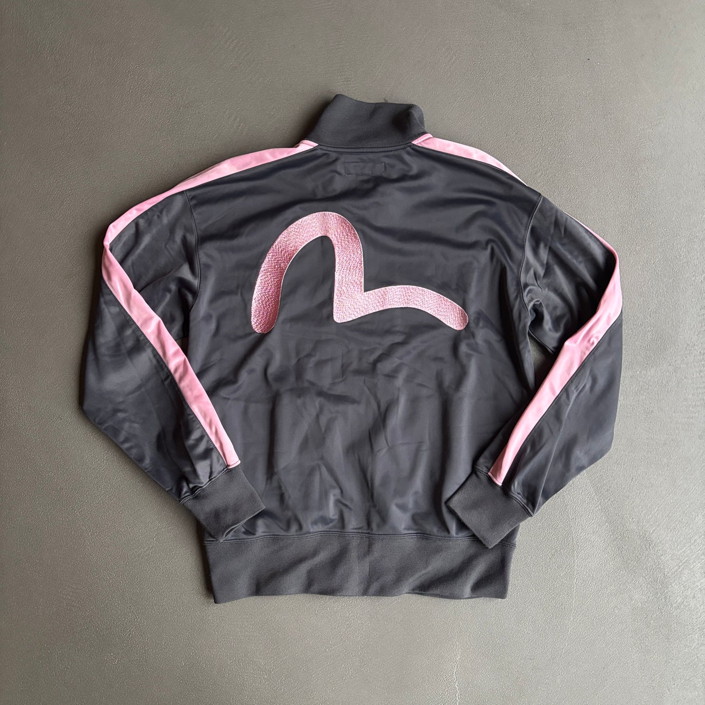 EVISU SEAGULL TRACKJACKET GREY PINK [L]