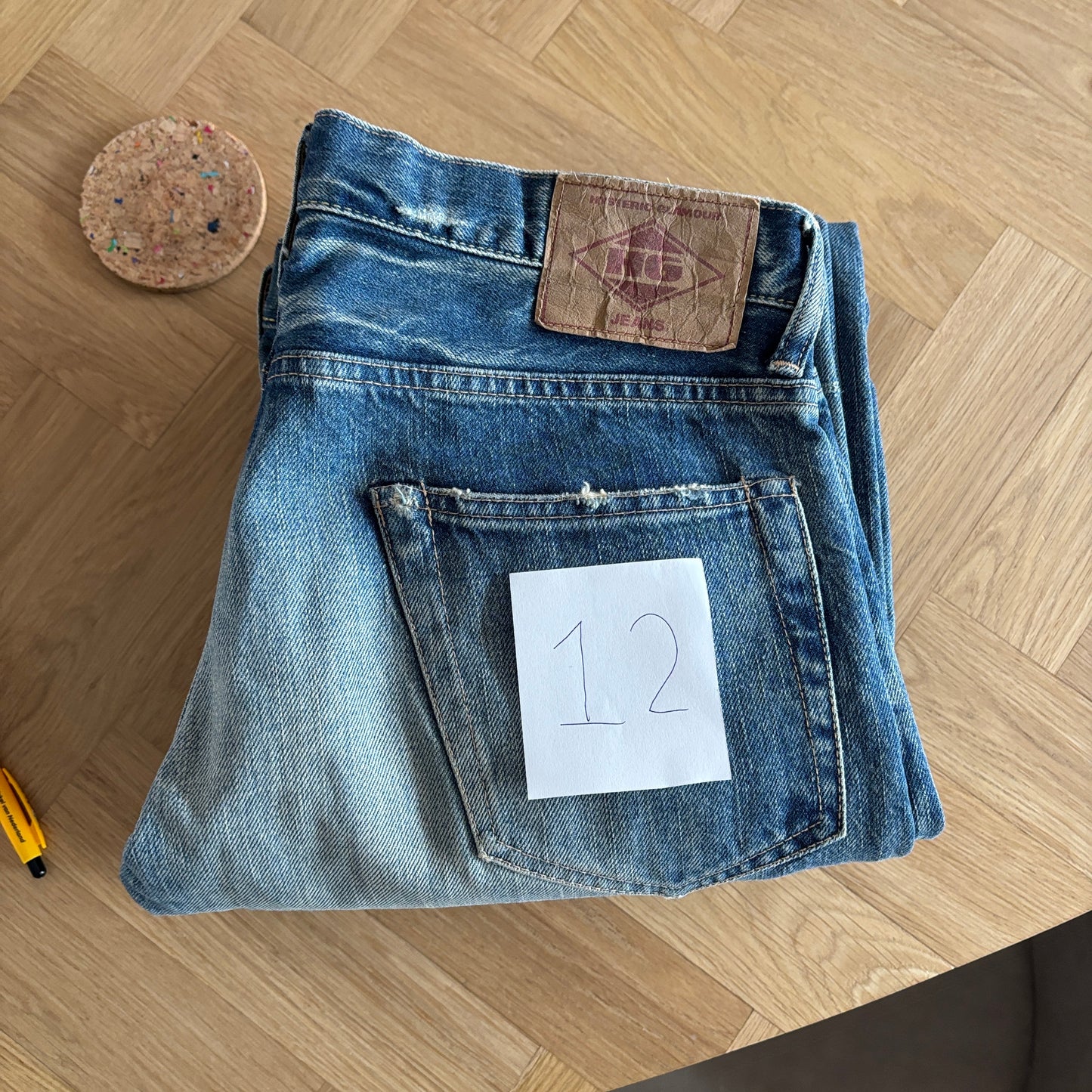 HYSTERIC GLAMOUR STUDDED SELVEDGE DENIM #12 [W30]