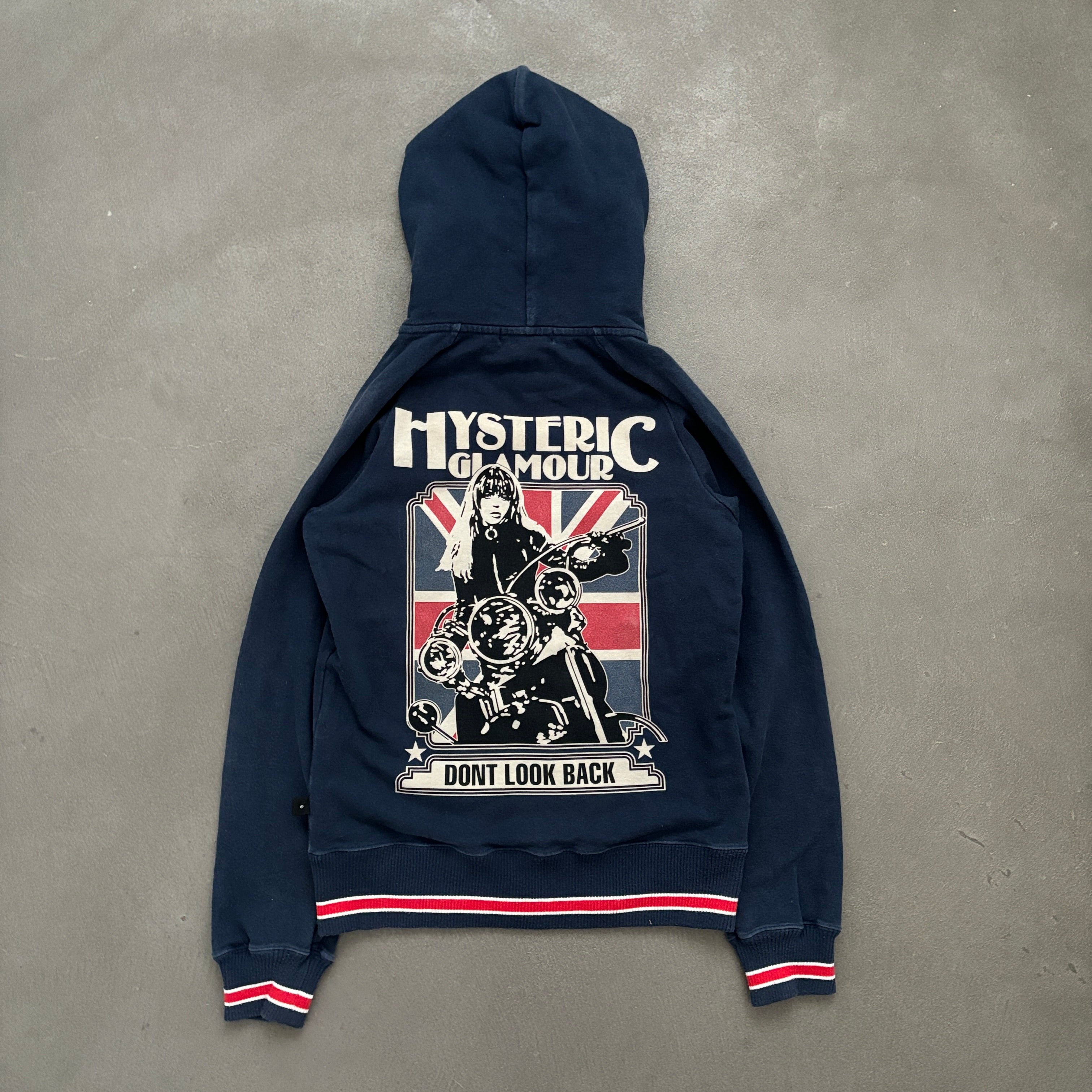 HYSTERIC GLAMOUR ZIP-UP HOODIE BLUE [S] – TOMVINTAGE
