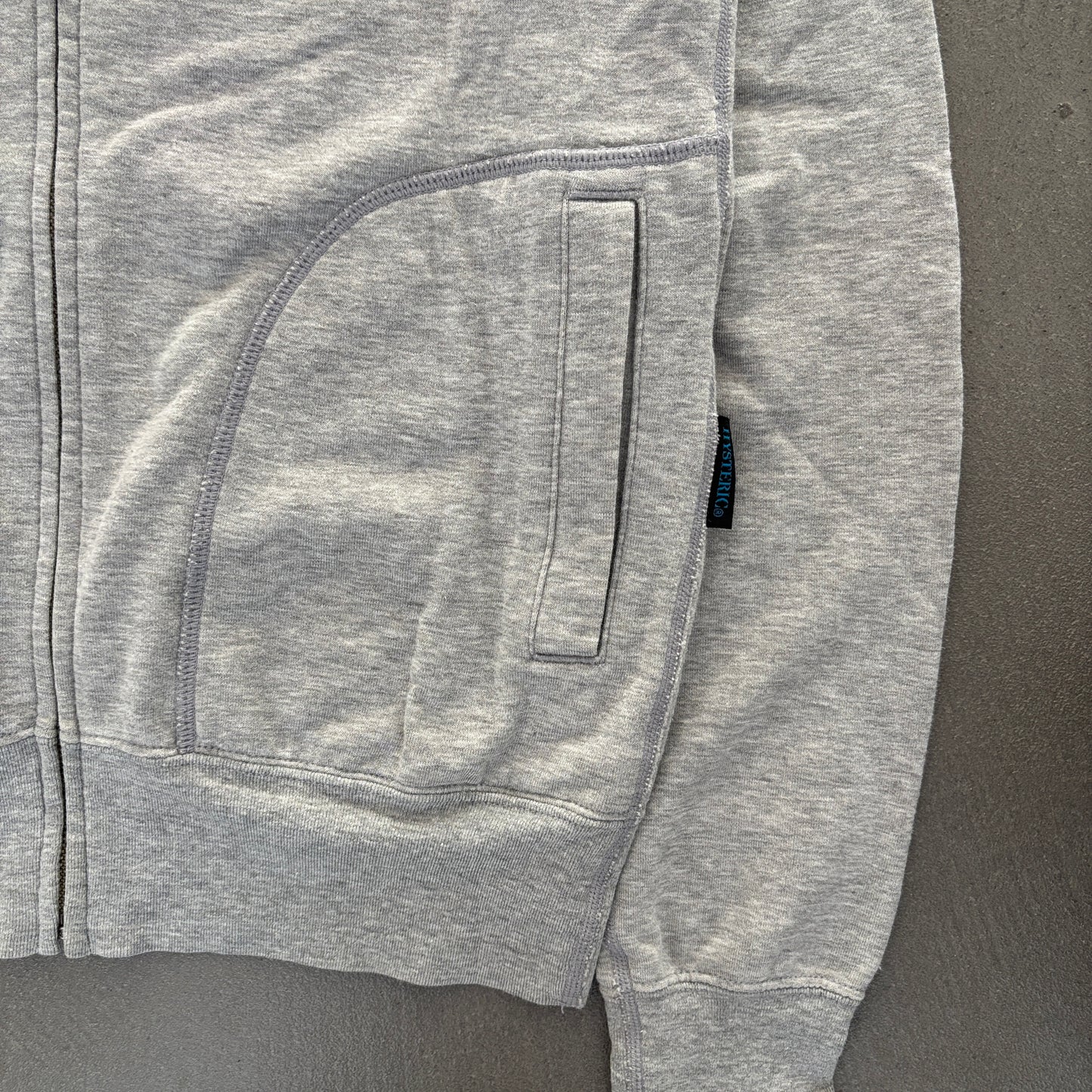 HYSTERIC GLAMOUR DETROIT ZIP-UP HOODIE GREY [S]