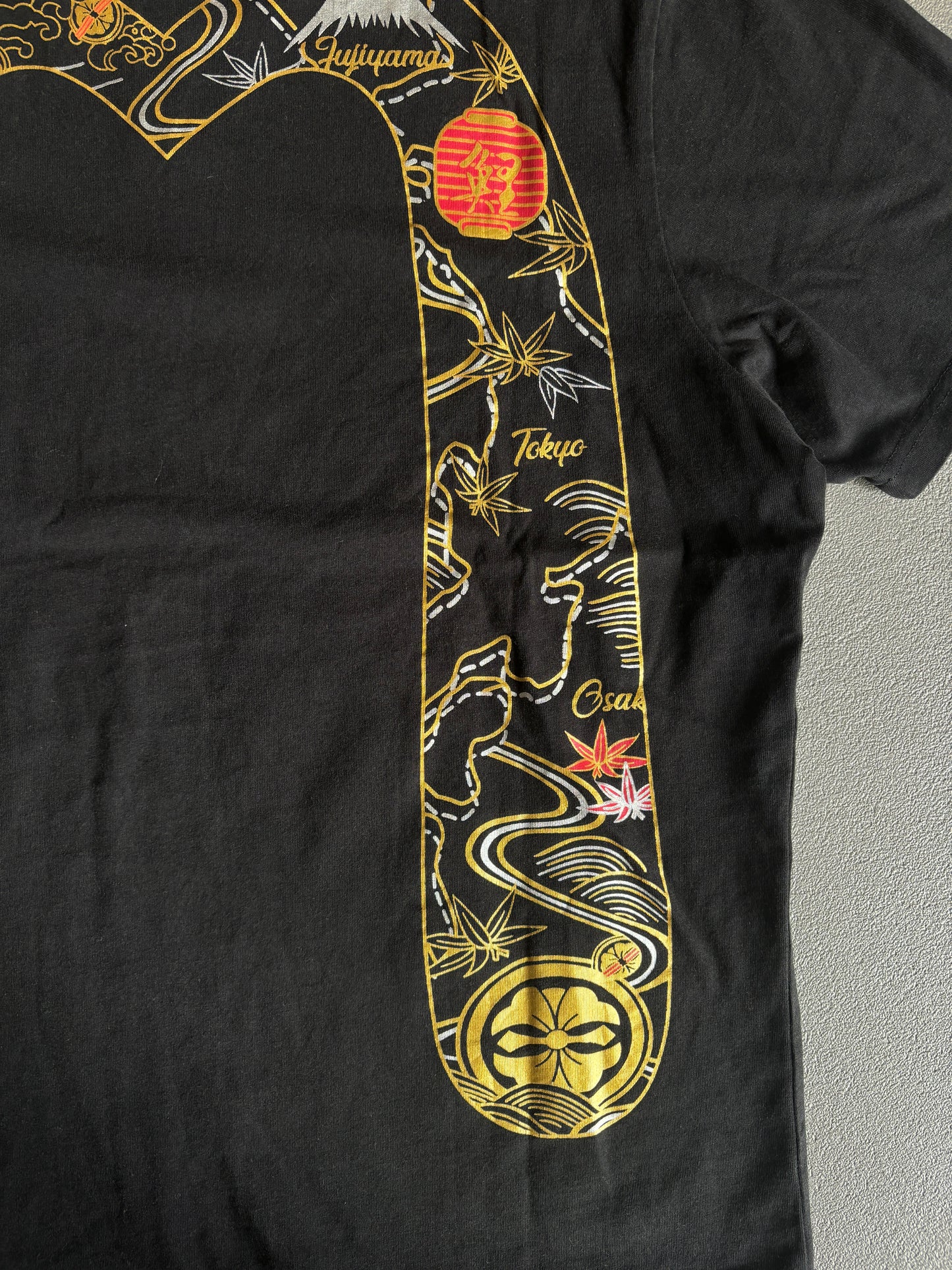 EVISU DIACOCK TEE NERO [L]