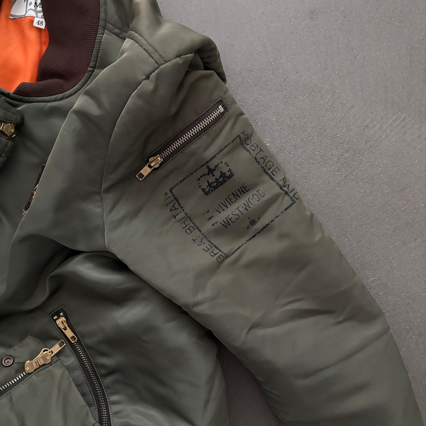 VIVIENNE WESTWOOD MA-1 FLIGHT JACKET [M]