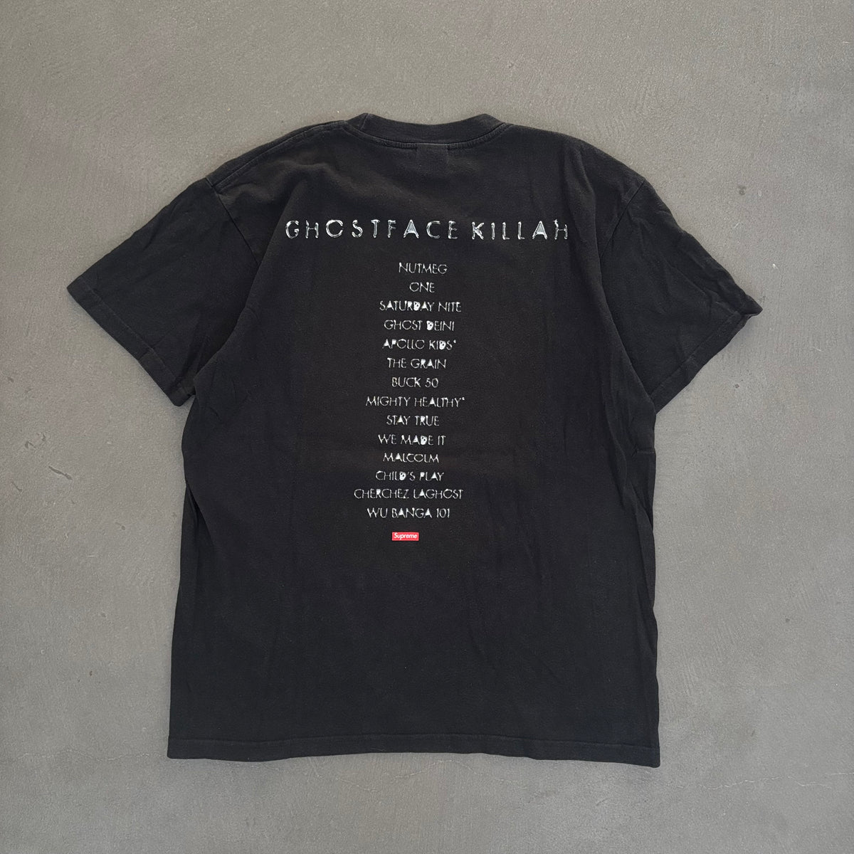 FW20 SUPREME GHOSTFACE KILLAH TEE BLACK [M]