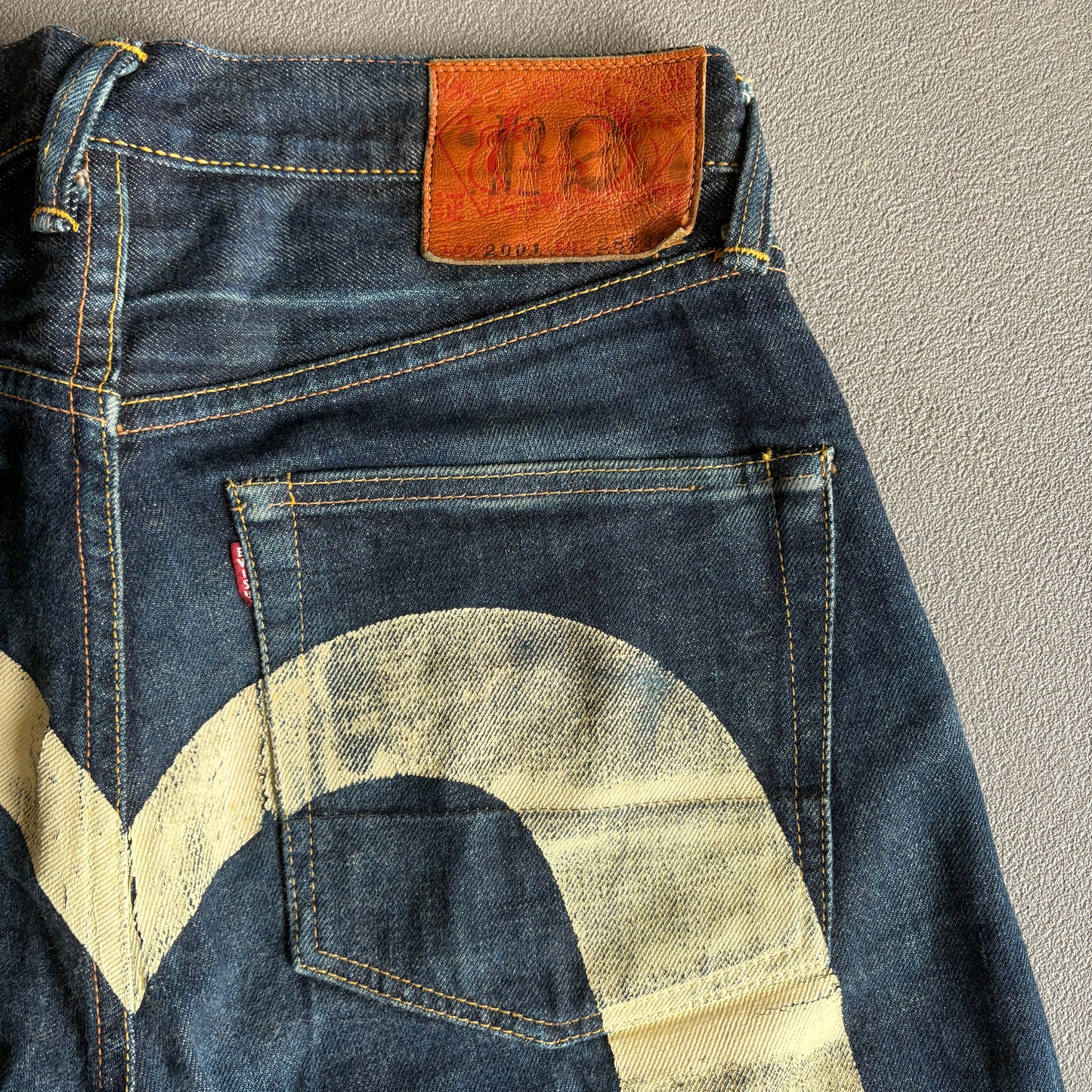 EVISU INDIGO JEANS CREME DIACOCK [W29]