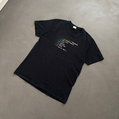 SS18 SUPREME CHART TEE BLACK [M]