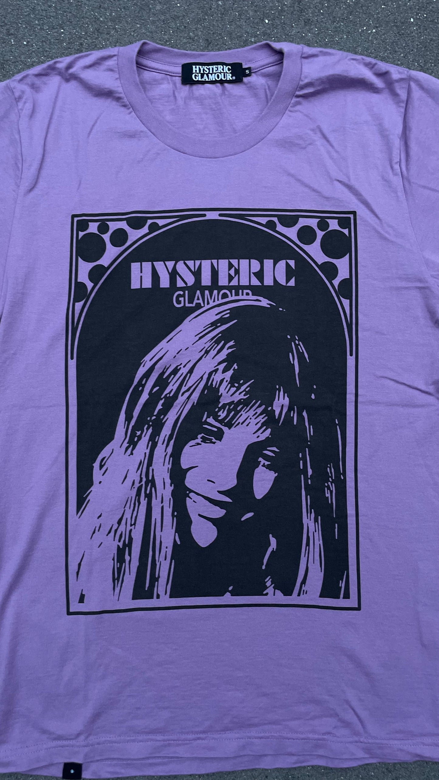 T-shirt violet hystérique glamour [S]