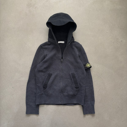 AW2010 STONE ISLAND KNITTED HOODIE GREY [M]