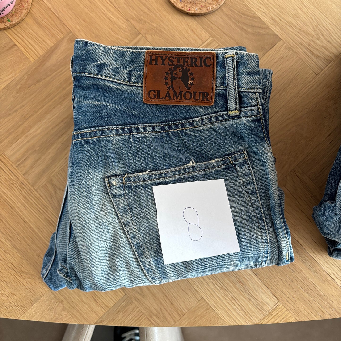 HYSTERIC GLAMOUR STUDDED SELVEDGE DENIM #8 [W30]