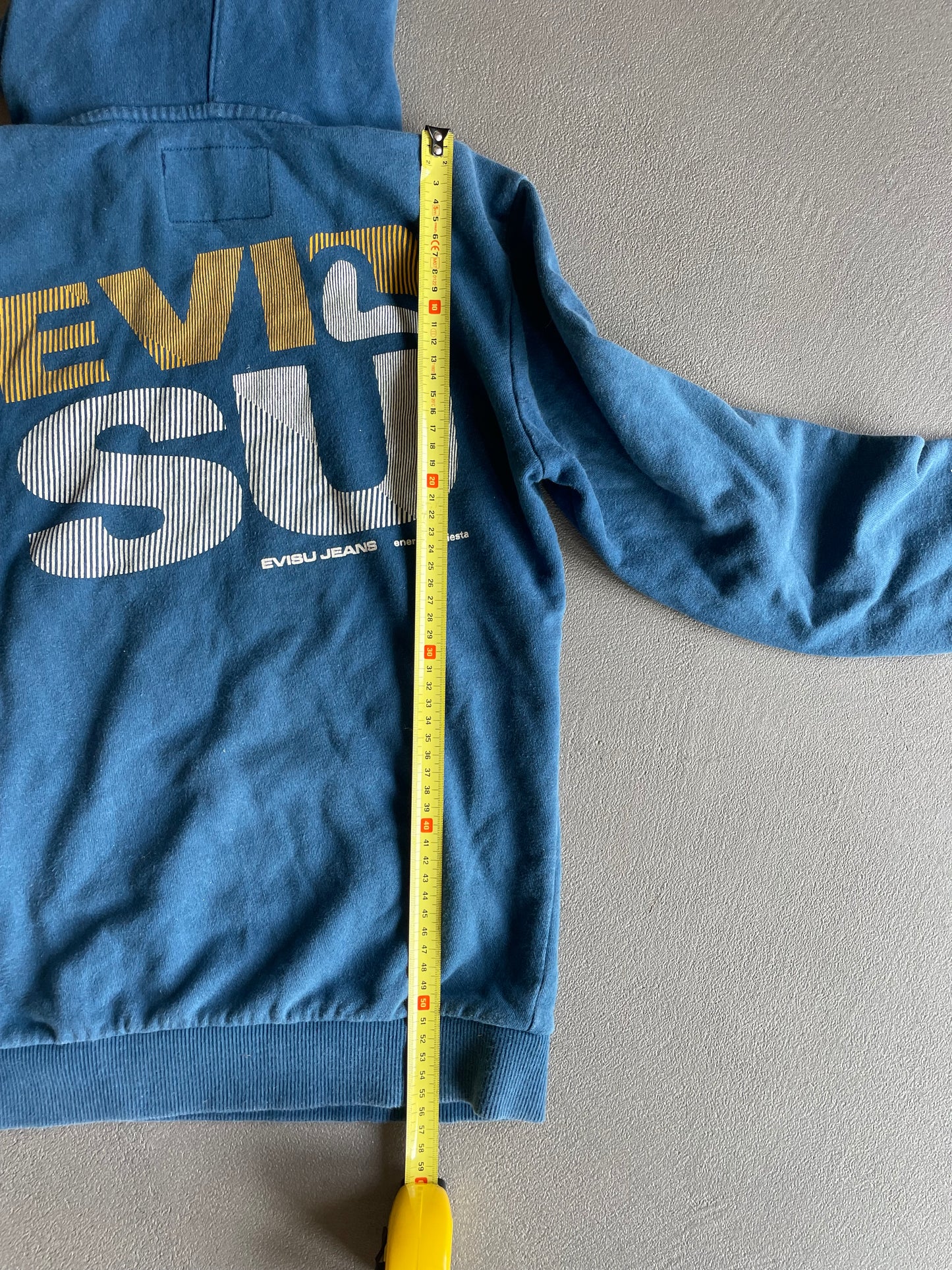 EVISU HOODIE BLUE [XS]