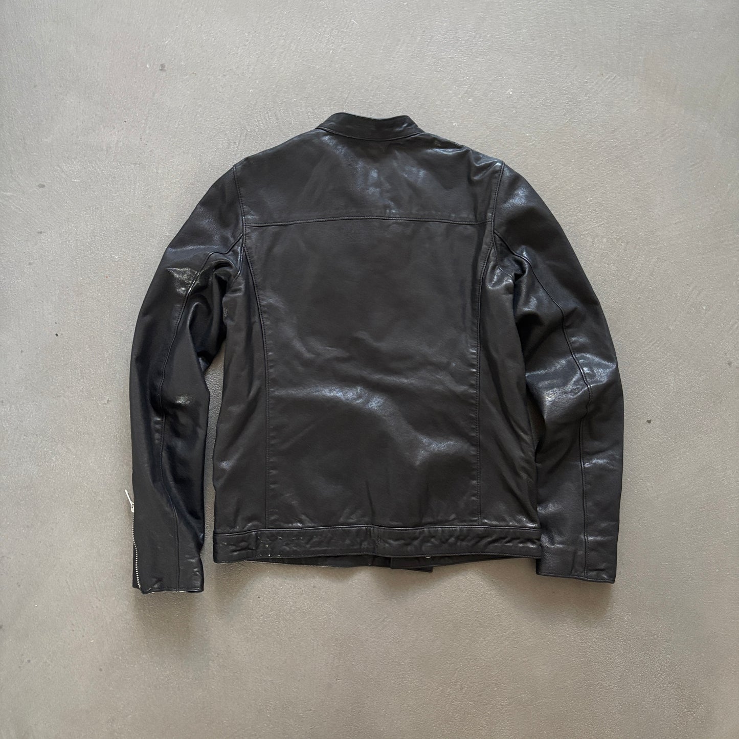 HYSTERIC GLAMOUR ZIP LEATHER JACKET [S]