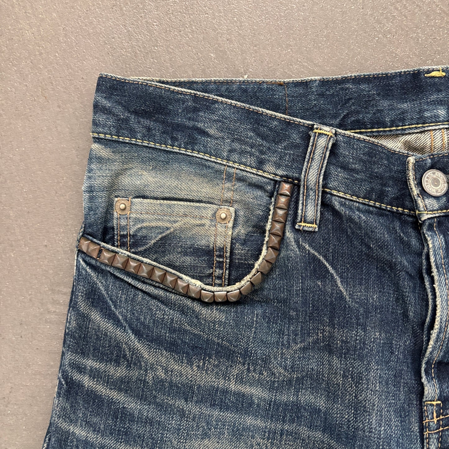 HYSTERIC GLAMOUR STUDDED SELVEDGE DENIM #1 [W30]