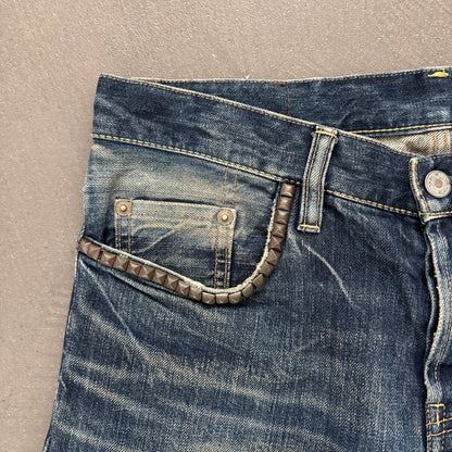 HYSTERIC GLAMOUR STUDDED SELVEDGE DENIM #1 [W30]